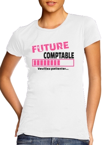 T-shirt Future comptable - Cadeau pour étudiante