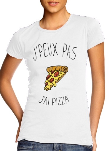 T-shirt Je peux pas j'ai pizza