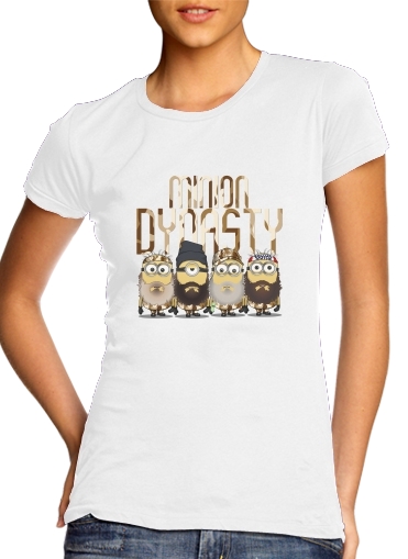 T-shirt Minions mashup Duck Dinasty