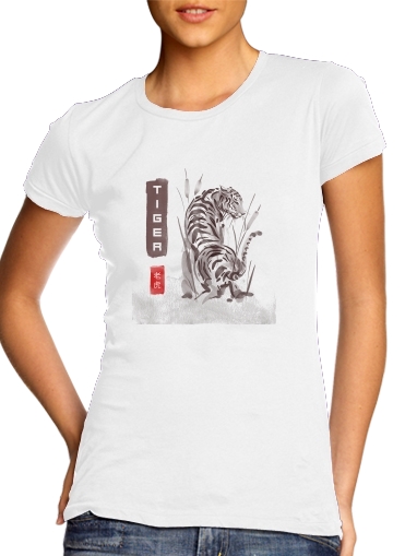 T-shirt Tiger Japan Watercolor Art