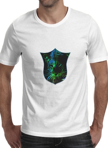 T-shirt Abstract neon Leopard
