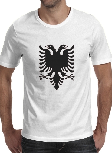 T-shirt Albanie Painting Flag