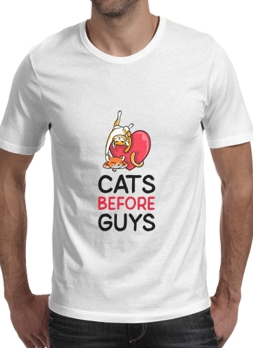 T-shirt Cats before guy