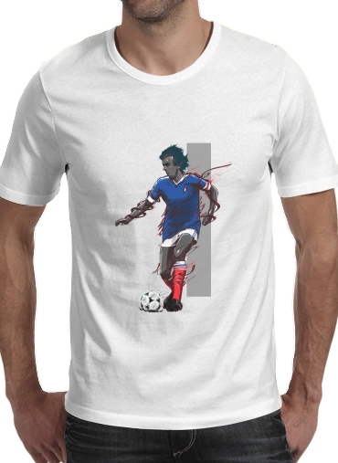 T-shirt Football Legends: Michel Platini - France