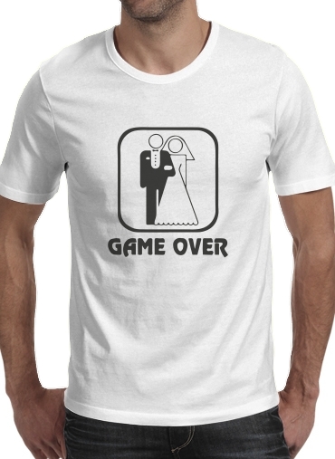 T-shirt Game OVER Wedding