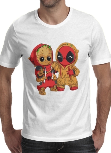 T-shirt Groot x Deadpool