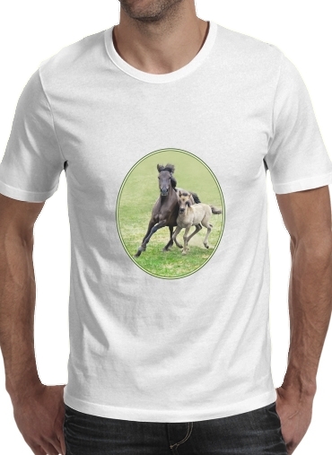 T-shirt Chevaux poneys poulain