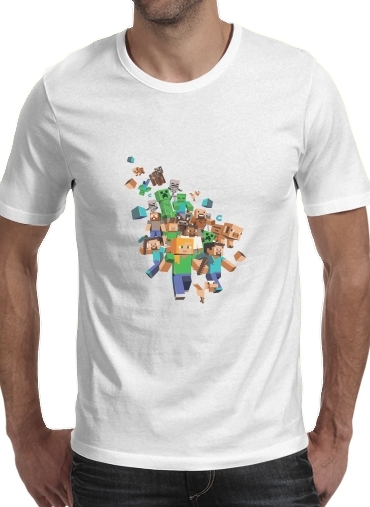 T-shirt Minecraft Creeper Forest