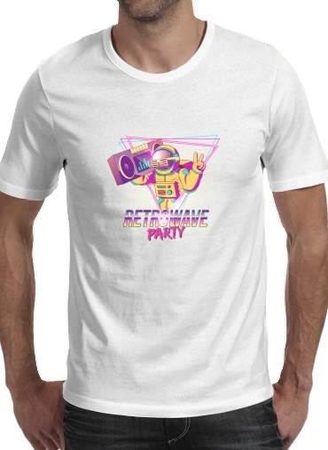 T-shirt Retrowave party nightclub dj neon