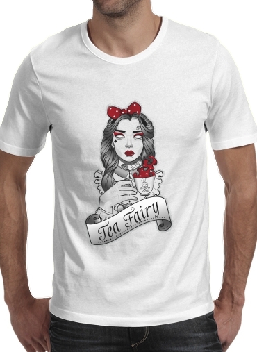 T-shirt Scary zombie Alice drinking tea