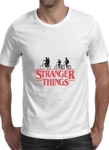 T Shirt Stranger Things by bike