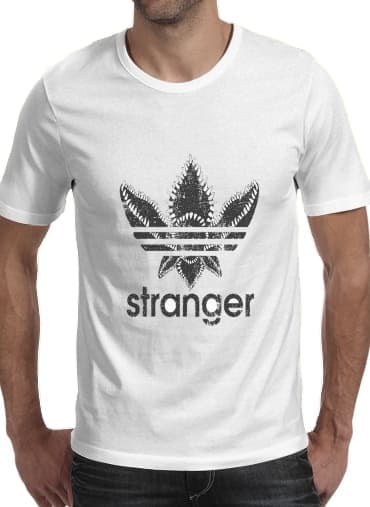 T-shirt Stranger Things Demogorgon Monstre Parodie Adidas Logo Serie TV