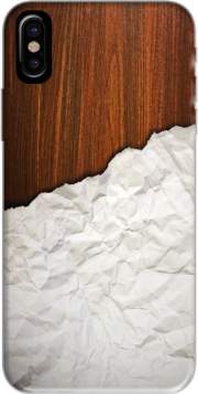 coque Iphone 6 4.7 Wooden Crumbled Paper