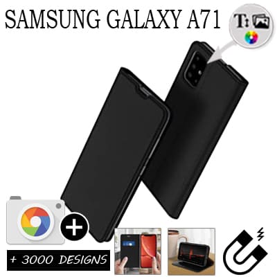 Housse portefeuille personnalisée Samsung Galaxy A71