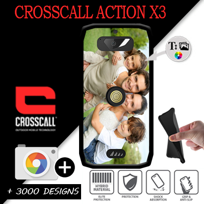 Silicone personnalisée Crosscall Action X3