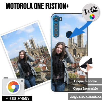 Silicone personnalisée Motorola One Fusion Plus