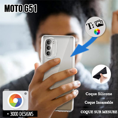acheter silicone Motorola Moto G51 5G