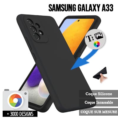 Silicone personnalisée Samsung Galaxy A33