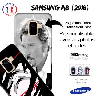 coque personnalisee Samsung Galaxy A8 Plus - 2018