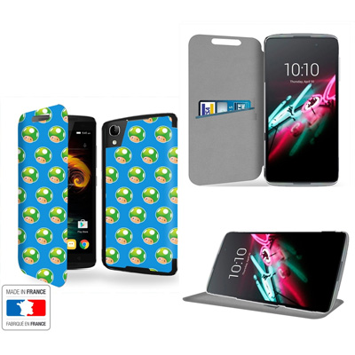 Housse portefeuille personnalisée Alcatel One Touch Idol 4