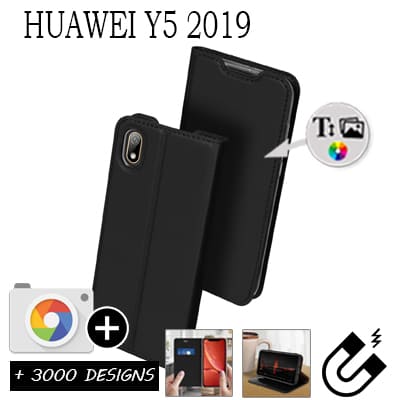 Housse portefeuille personnalisée Huawei Y5 2019