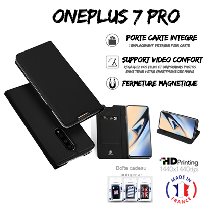 Housse portefeuille personnalisée OnePlus 7 Pro