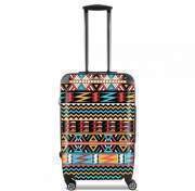 Valise format cabine aztec pattern red Tribal