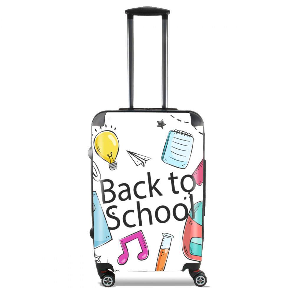 Valise Back to school background drawing
