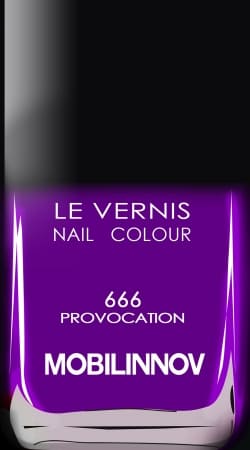 coque Flacon Vernis 666 PROVOCATION