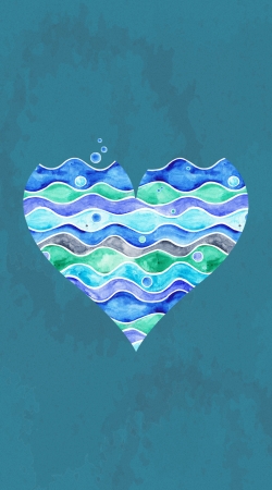 coque A Sea of Love (blue)