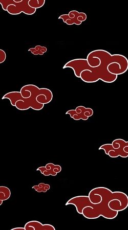 coque Akatsuki  Nuage Rouge pattern