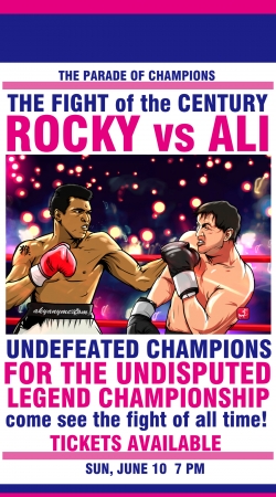 coque Ali vs Rocky