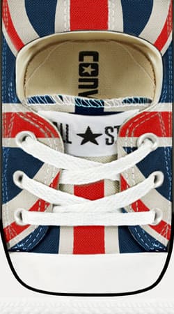 coque Chaussure All Star Union Jack London