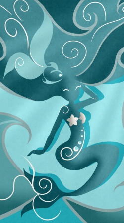 coque Blue Mermaid 