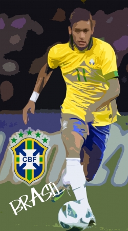 coque Brazil Foot 2014