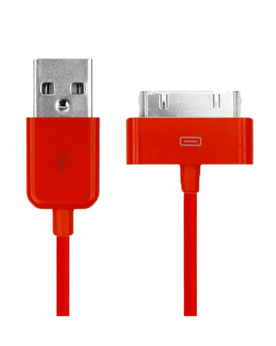 acheter Cable Iphone Rouge USB