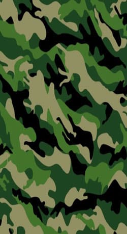 coque Camouflage Militaire Vert