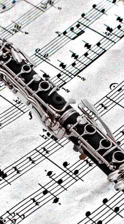 coque Clarinette Musical Notes