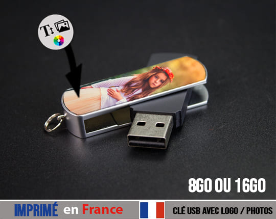 Clé USB impression HD Logos | photos  images - 8go ou 16go