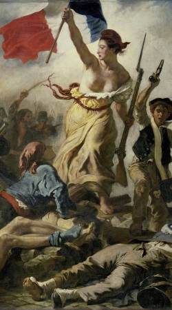 coque Delacroix La Liberte guidant le peuple