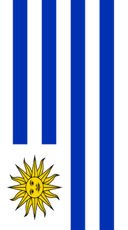 coque Drapeau Uruguay
