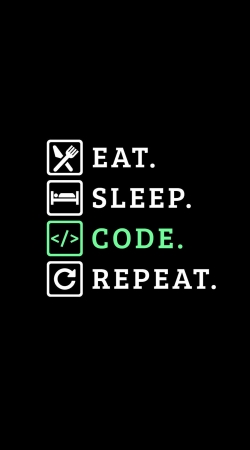 coque Eat Sleep Code Repeat