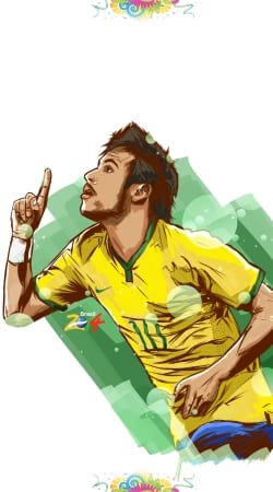 coque Football Stars: Neymar Jr - Brasil