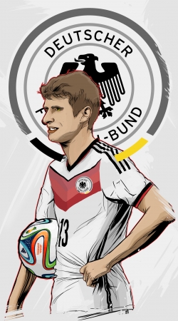 coque Football Stars: Thomas Müller - Germany