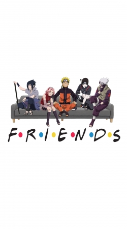 coque Friends parodie Naruto manga