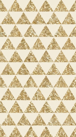 coque Glitter Triangles in Gold