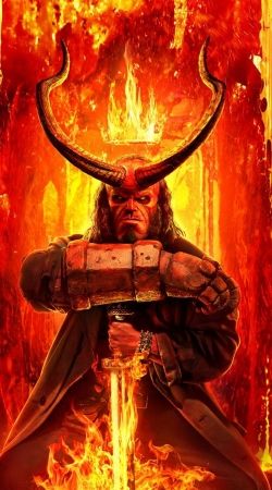 coque Hellboy in Fire