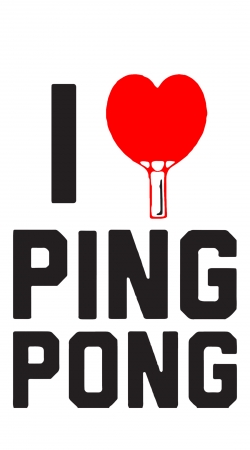 coque I love Ping Pong