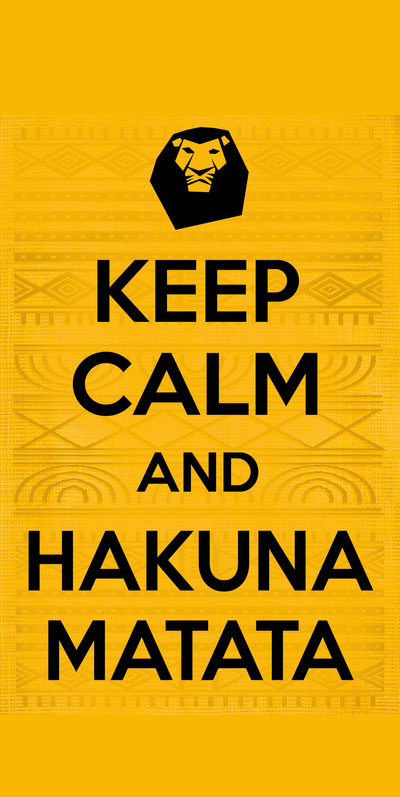 coque Keep Calm And Hakuna Matata