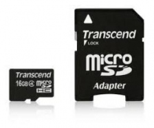Micro SD 16go Avec Adaptateur Transcend
